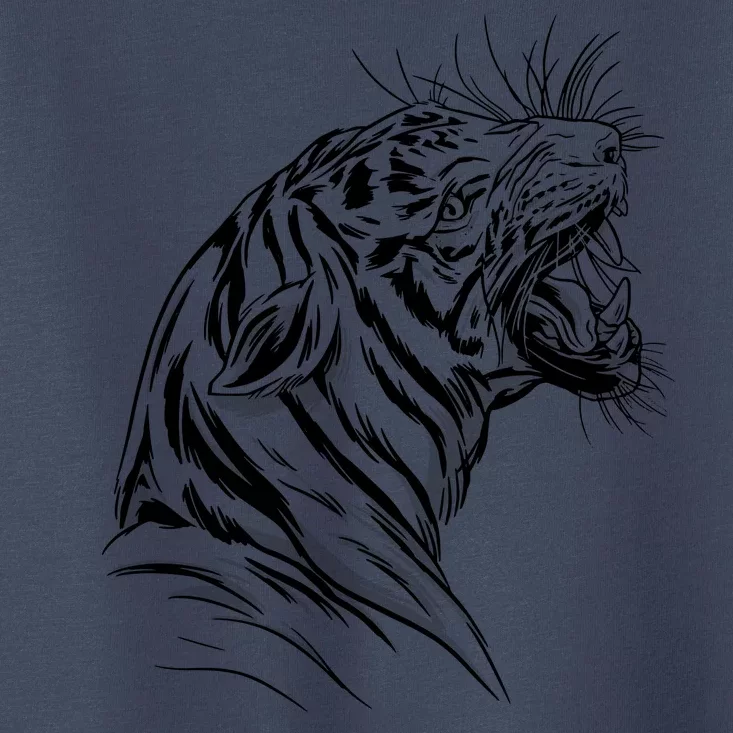 Angry Tiger Toddler T-Shirt