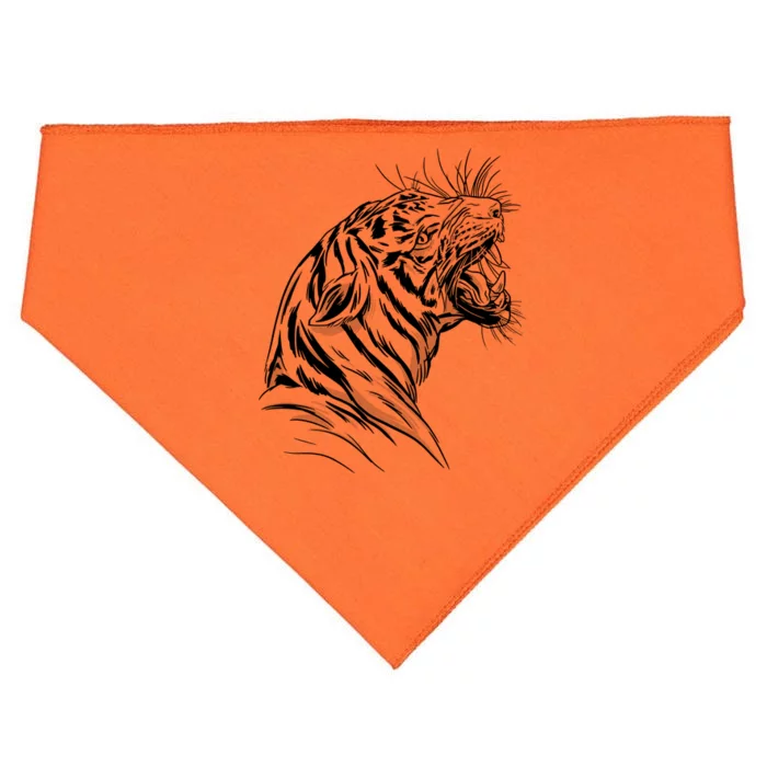 Angry Tiger USA-Made Doggie Bandana