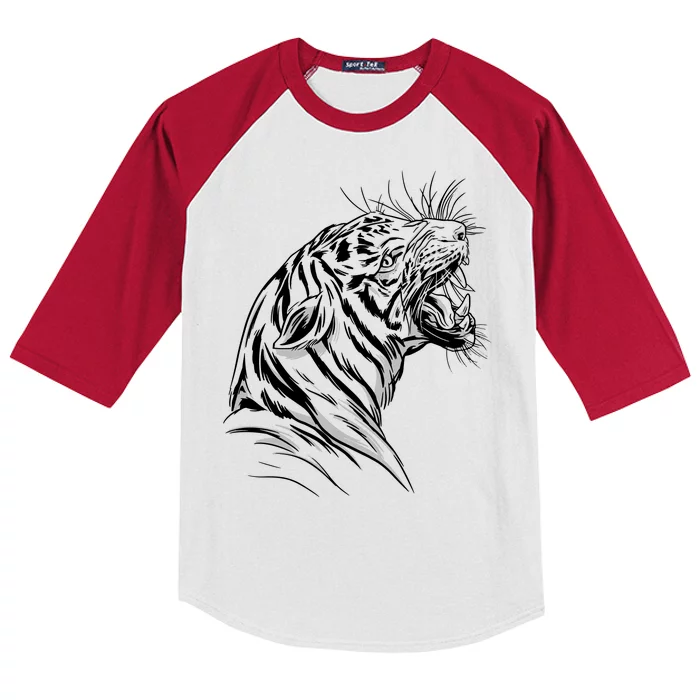 Angry Tiger Kids Colorblock Raglan Jersey