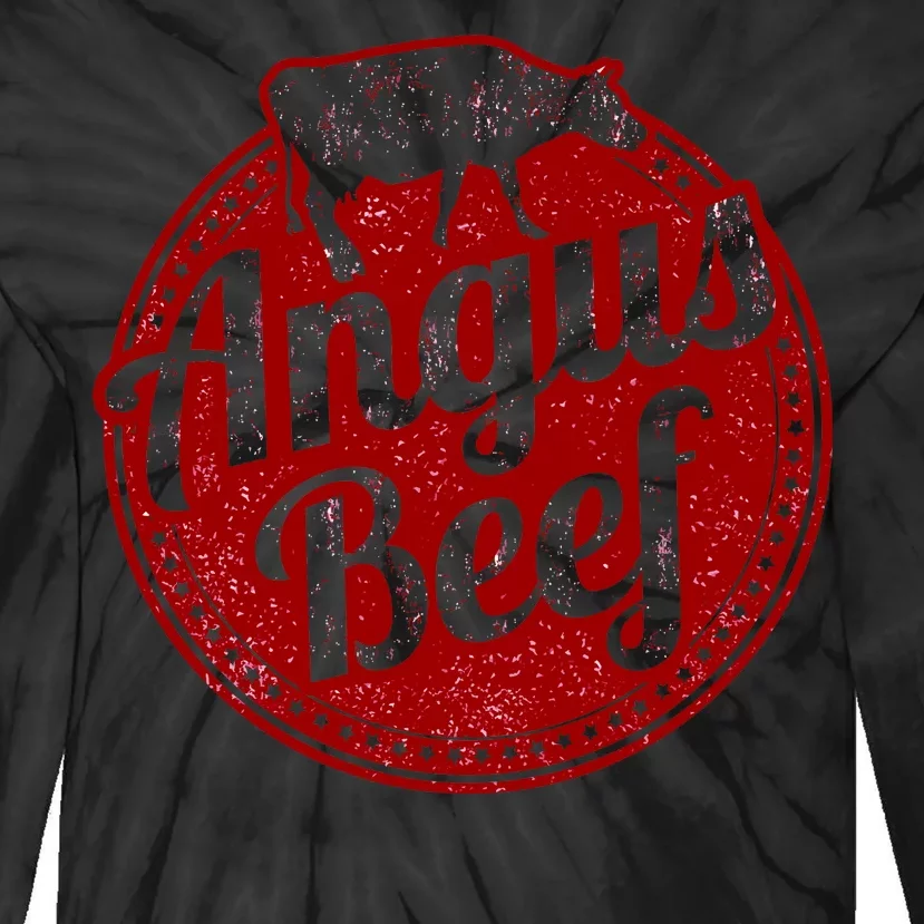 Angus Beef Tie-Dye Long Sleeve Shirt