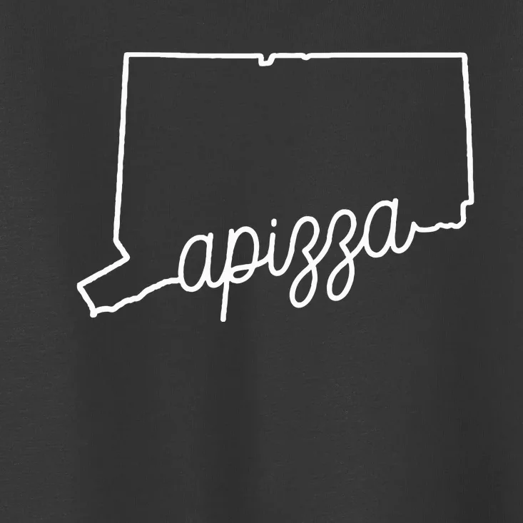 Apizza New Haven Pizza Award Winning Tomato Pie Connecticut Toddler T-Shirt