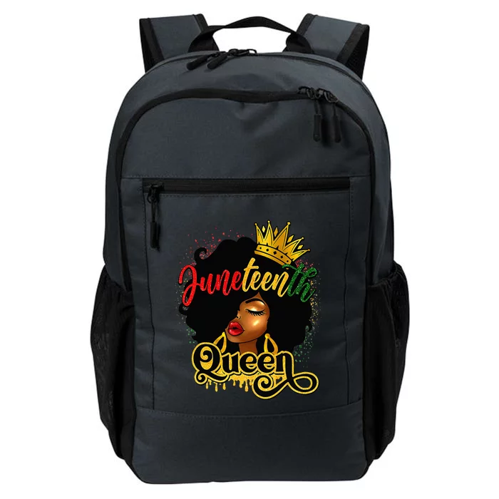 Afro Natural Hair Juneteenth Queen African American Daily Commute Backpack