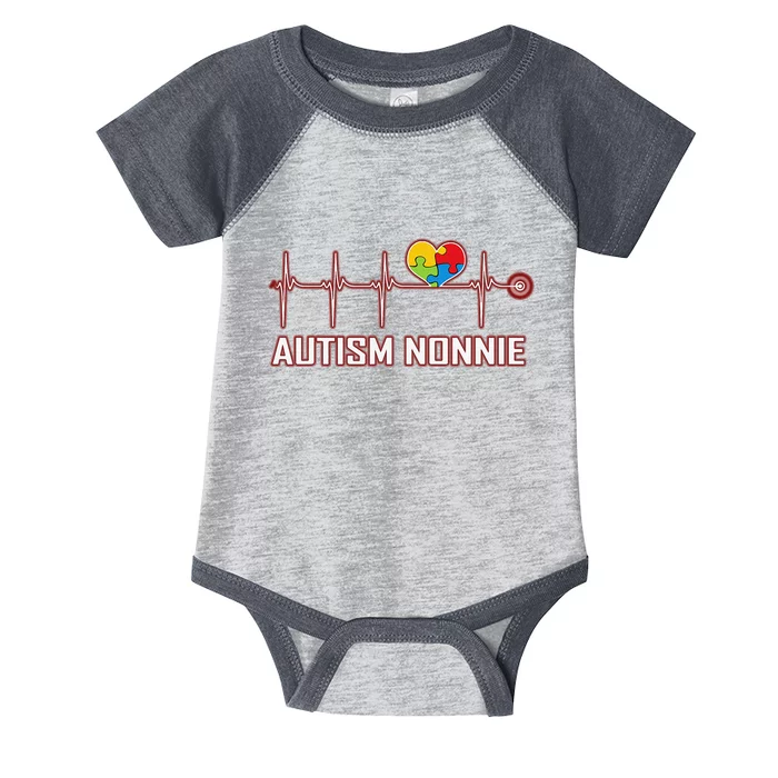 Autism Nonnie Heartbeat Infant Baby Jersey Bodysuit