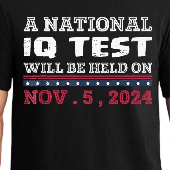 A National Iq Test Will Be Held On November 5 Election 2024 Pajama Set