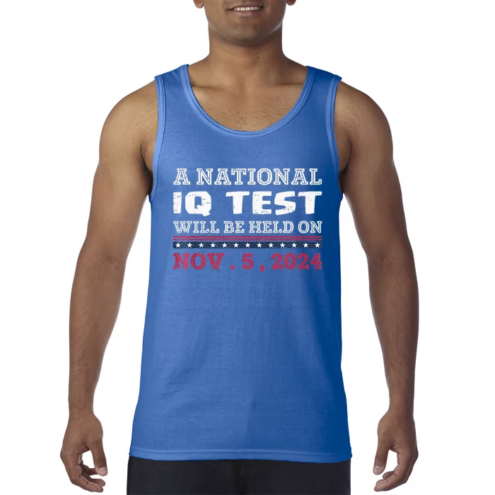 A National Iq Test Will Be Held On November 5 Election 2024 Tank Top