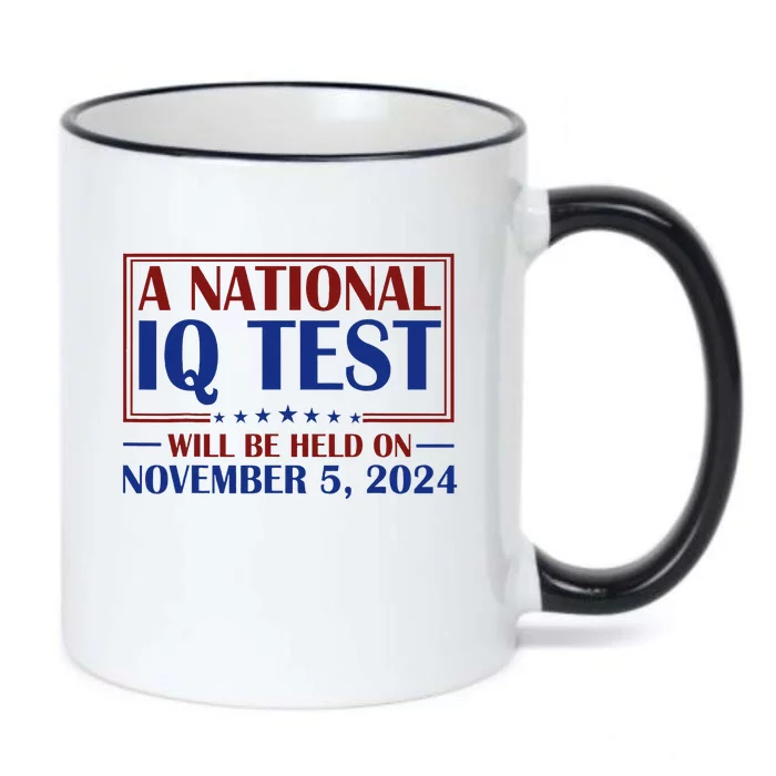 A National Iq Test Will Be Held On Nov 5 2024 Black Color Changing Mug