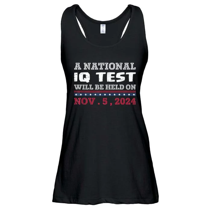 A National Iq Test Will Be Held On November 5 Election 2024 Premium Ladies Essential Flowy Tank