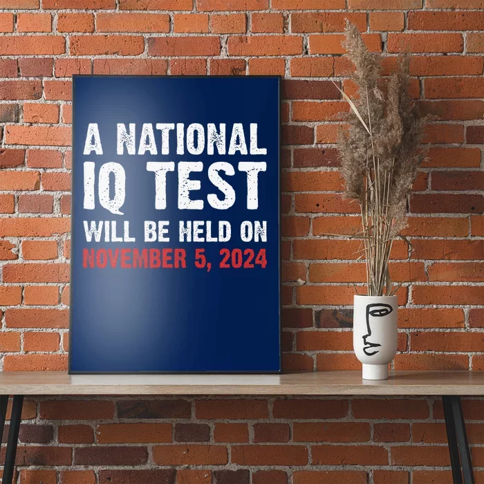 A National Iq Test Will Be Held On Nov 52024 Poster