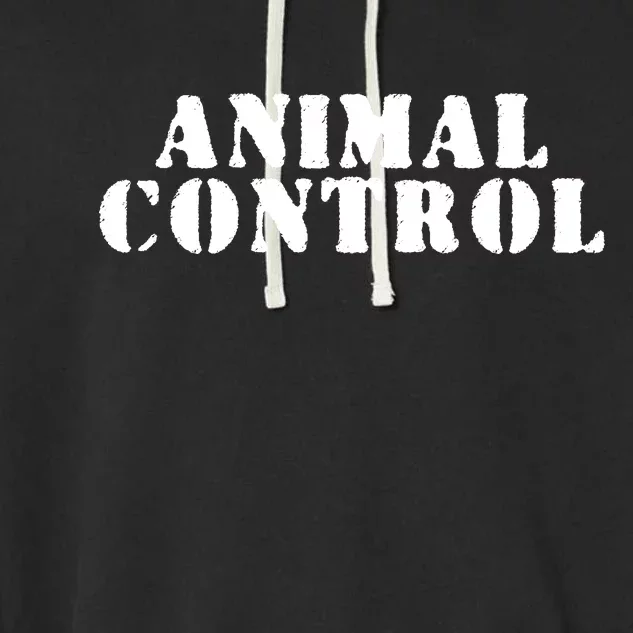 Animal Control Garment-Dyed Fleece Hoodie