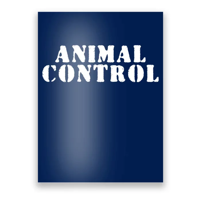 Animal Control Poster