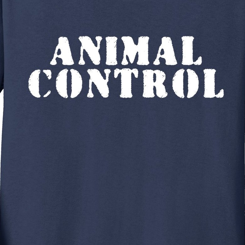 Animal Control Kids Long Sleeve Shirt