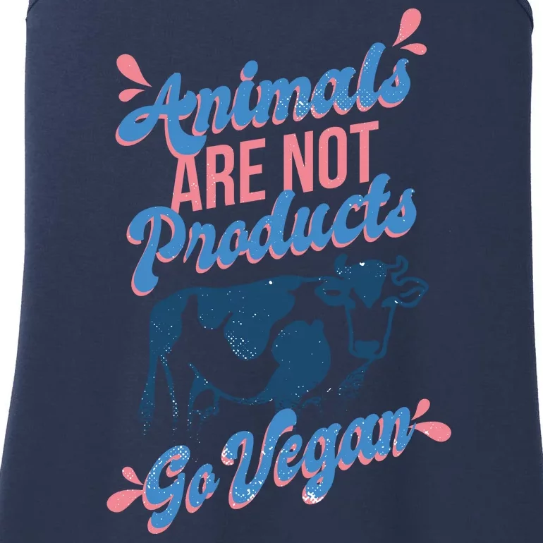 Animals Are Not Products Ladies Essential Tank