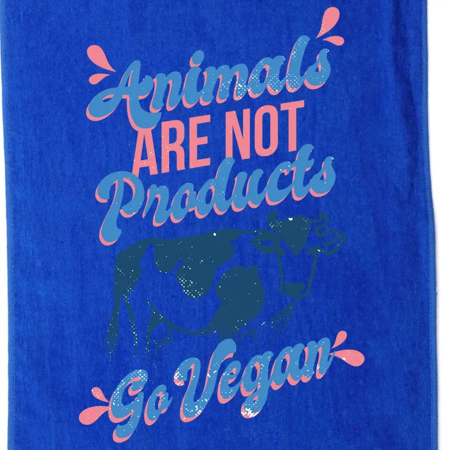 Animals Are Not Products Platinum Collection Golf Towel