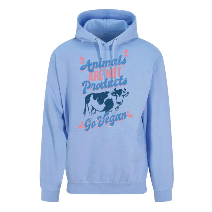 Animals Are Not Products Unisex Surf Hoodie