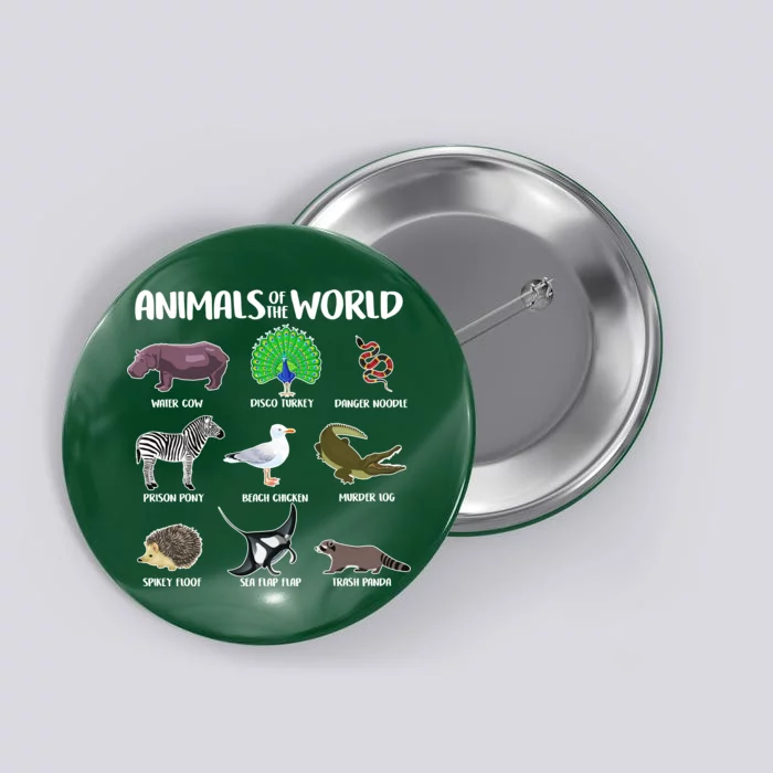 Animals Of The World Button