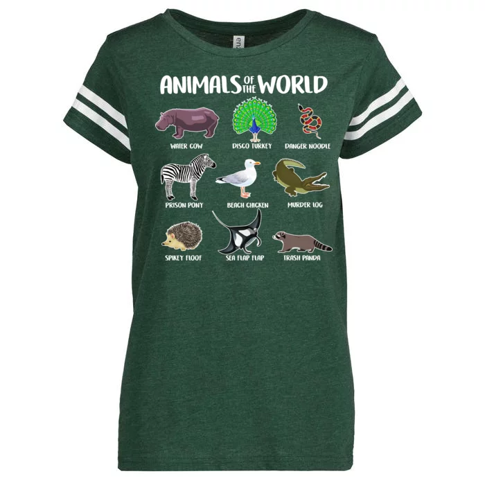 Animals Of The World Enza Ladies Jersey Football T-Shirt