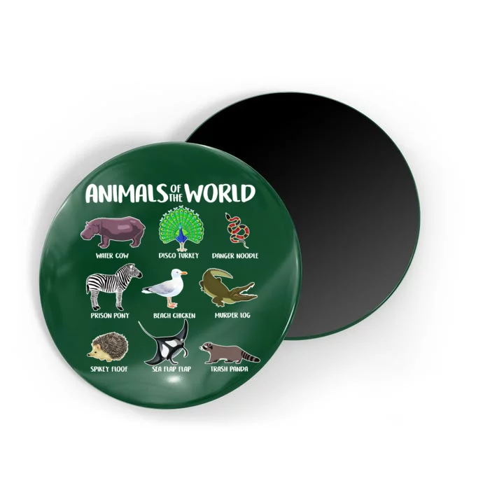 Animals Of The World Magnet