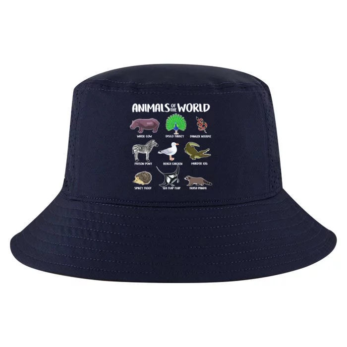 Animals Of The World Cool Comfort Performance Bucket Hat