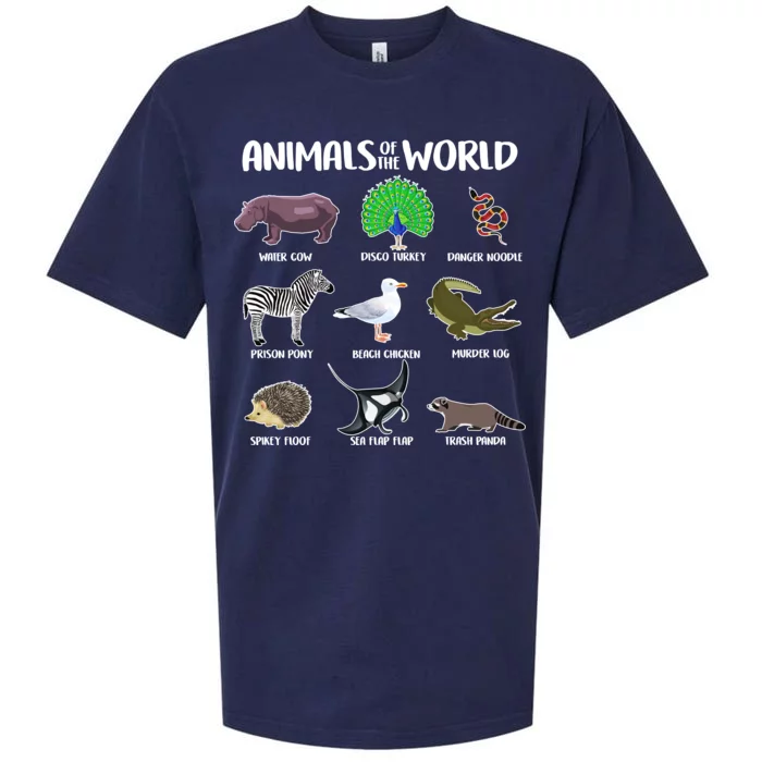 Animals Of The World Sueded Cloud Jersey T-Shirt