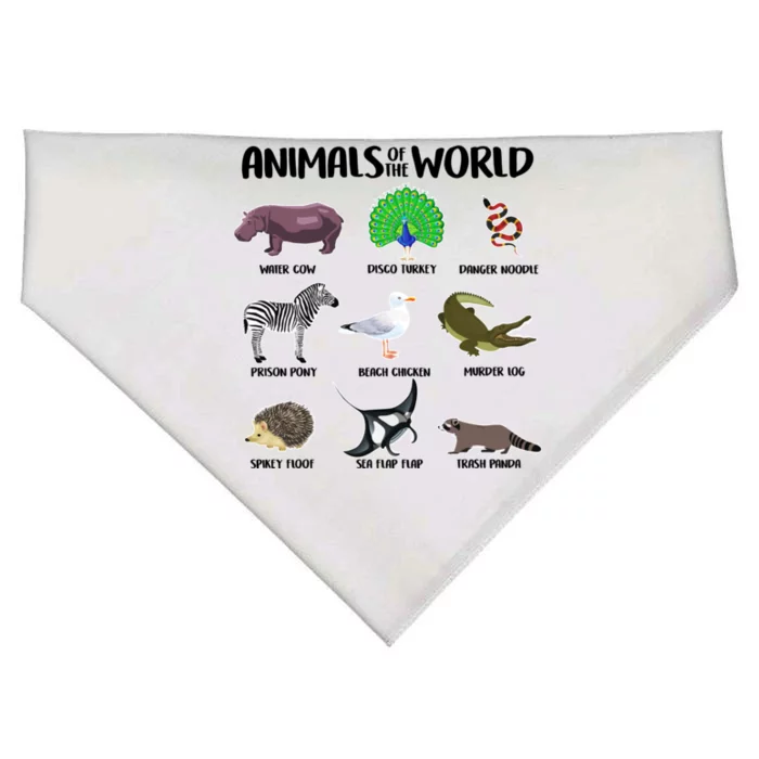 Animals Of The World USA-Made Doggie Bandana