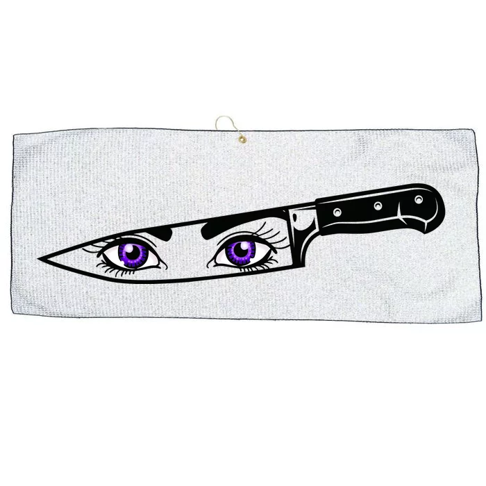 Anime Bautiful Eyes Blade Vintage Large Microfiber Waffle Golf Towel