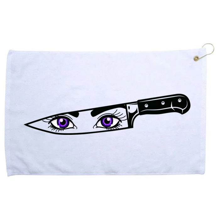 Anime Bautiful Eyes Blade Vintage Grommeted Golf Towel