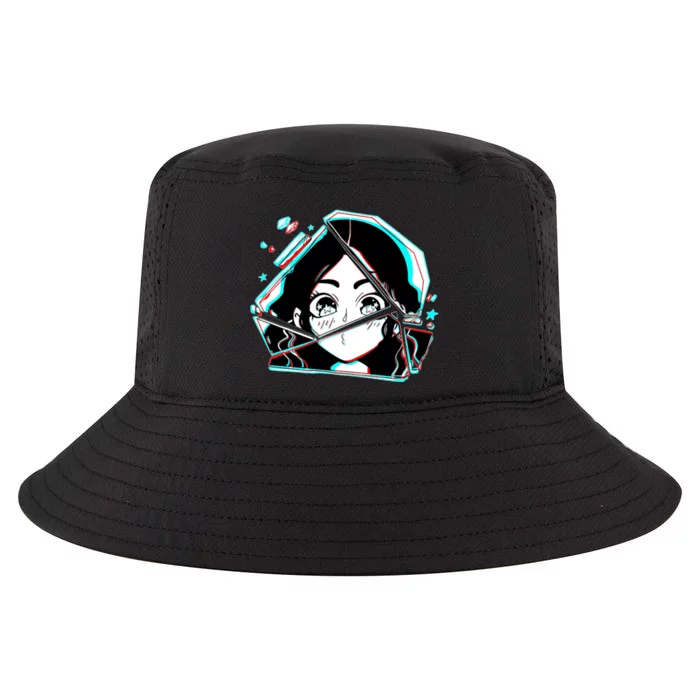 Anime Broken Glass Sparkle Eyes Cool Comfort Performance Bucket Hat