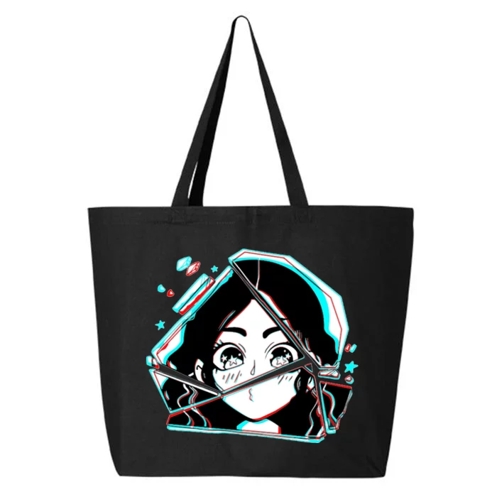 Anime Broken Glass Sparkle Eyes 25L Jumbo Tote