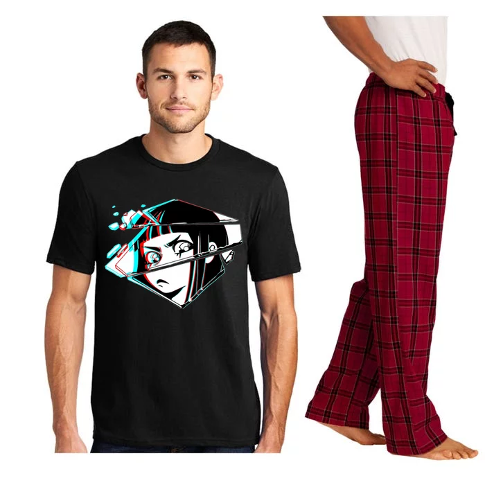 Anime Eyes Broken Glass Pajama Set