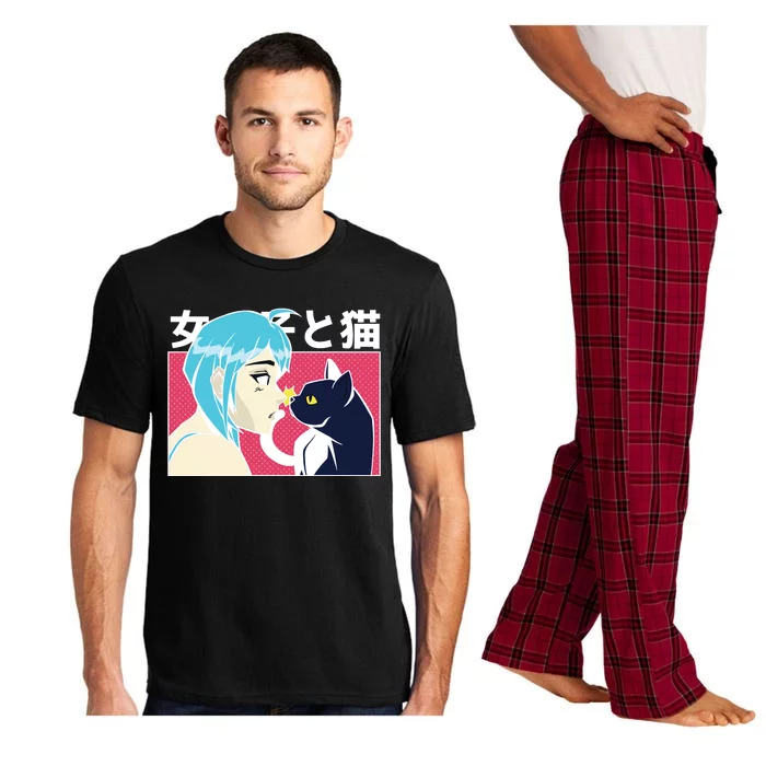 Anime Girl Cat Pajama Set