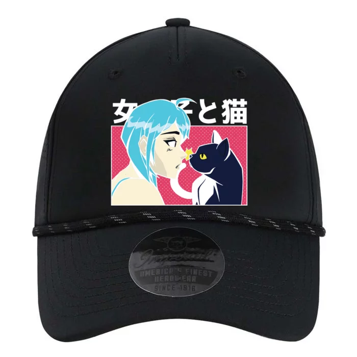 Anime Girl Cat Performance The Dyno Cap