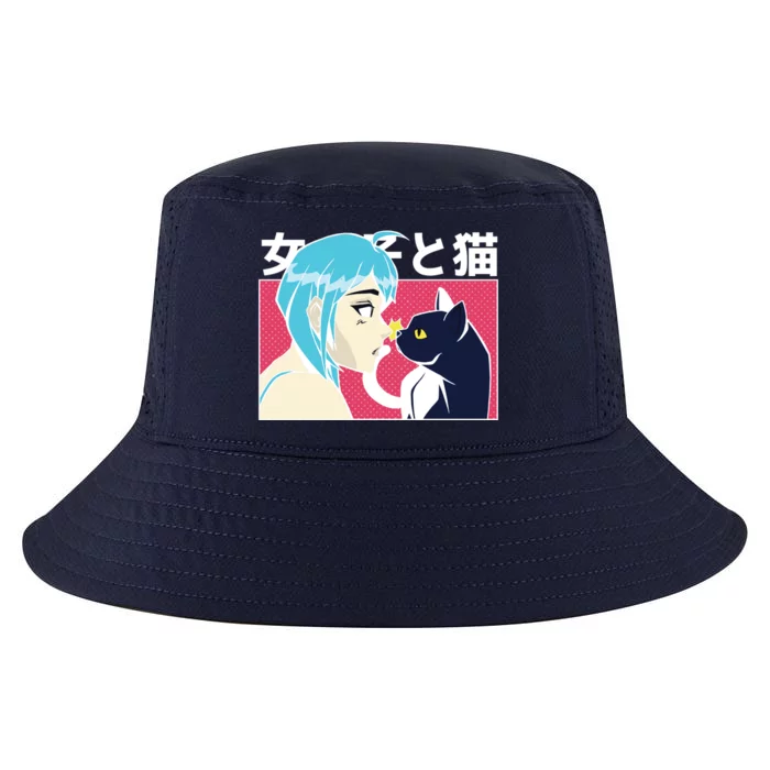 Anime Girl Cat Cool Comfort Performance Bucket Hat