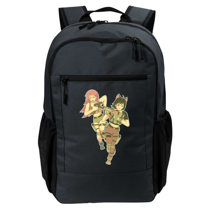 Anime Girl Soldiers Daily Commute Backpack