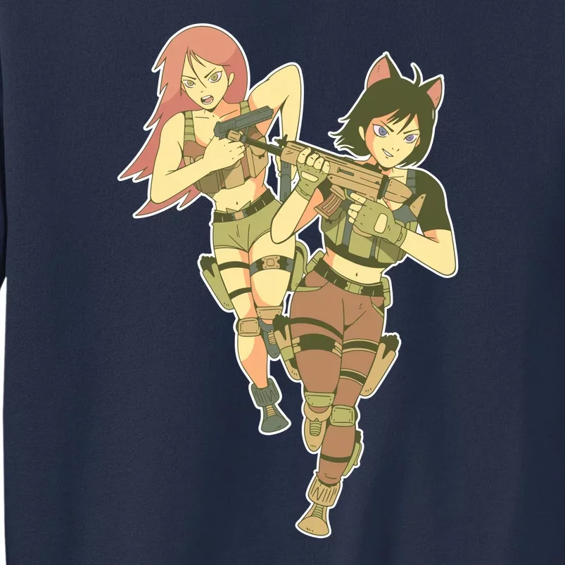 Anime Girl Soldiers Sweatshirt