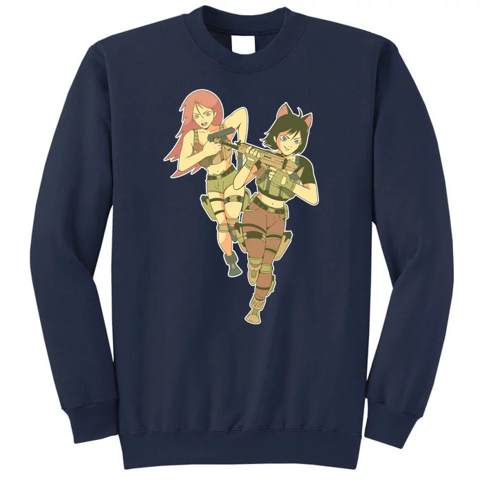 Anime Girl Soldiers Sweatshirt