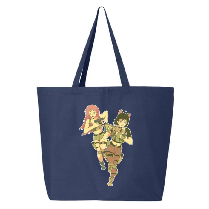 Anime Girl Soldiers 25L Jumbo Tote