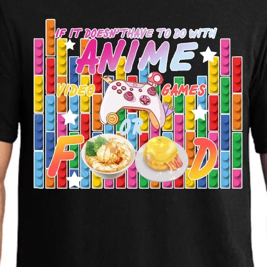 Anime Video Games Food Pajama Set