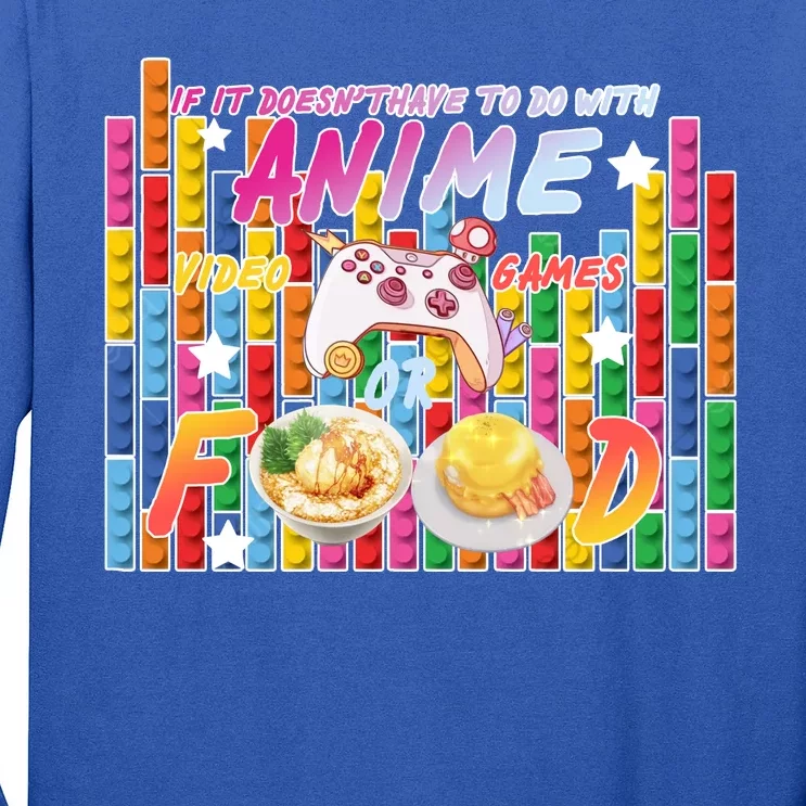 Anime Video Games Food Long Sleeve Shirt
