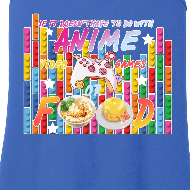 Anime Video Games Food Ladies Essential Tank