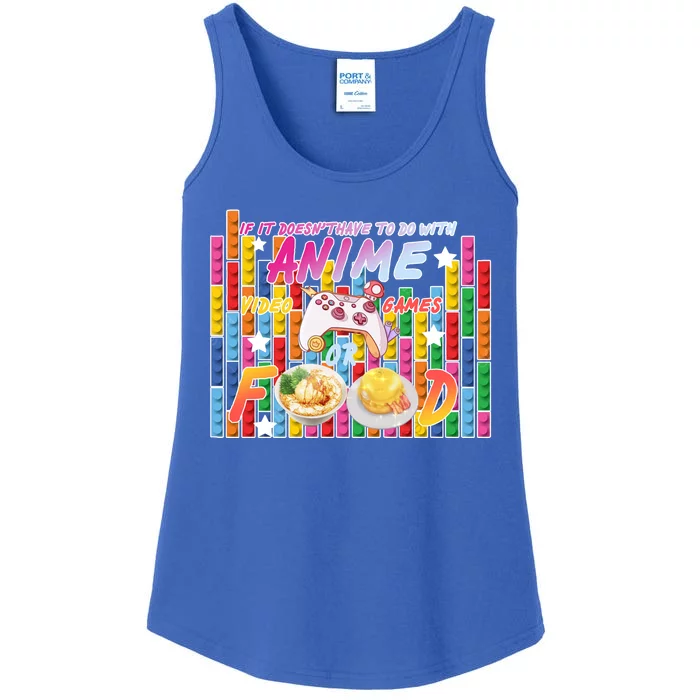 Anime Video Games Food Ladies Essential Tank