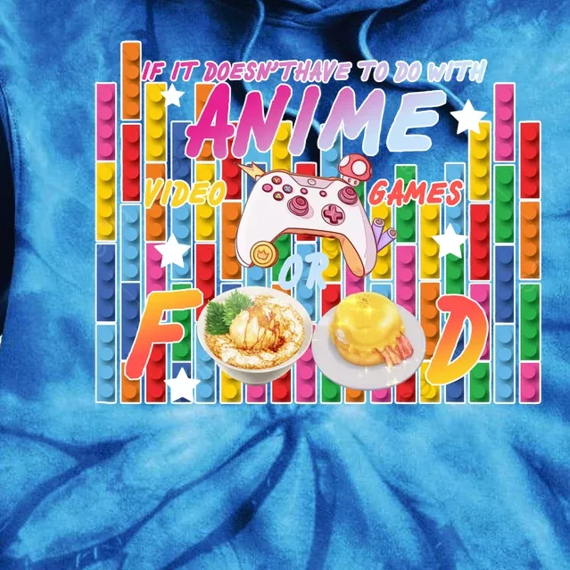 Anime Video Games Food Tie Dye Hoodie