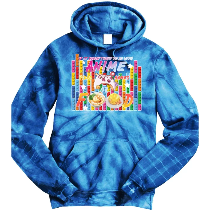 Anime Video Games Food Tie Dye Hoodie