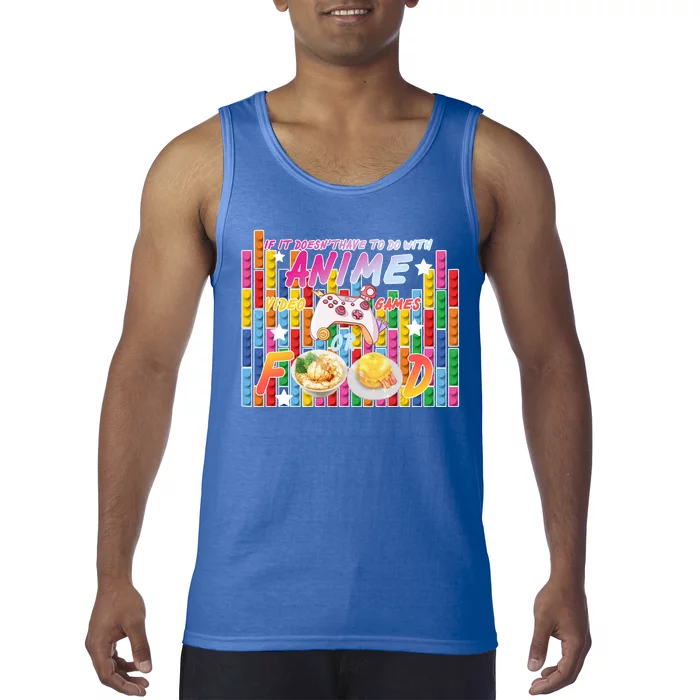 Anime Video Games Food Tank Top