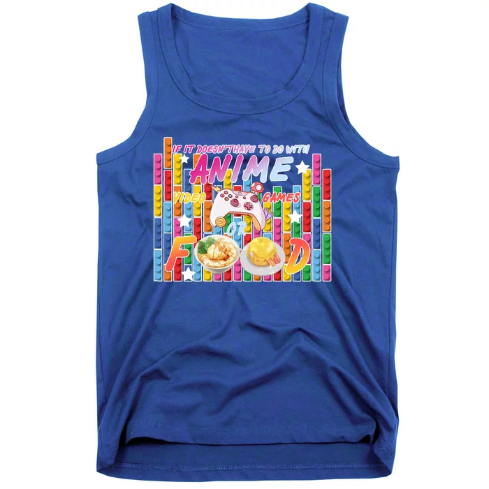 Anime Video Games Food Tank Top