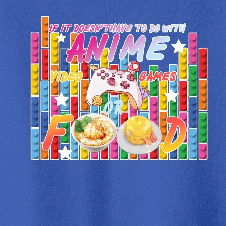 Anime Video Games Food Toddler T-Shirt