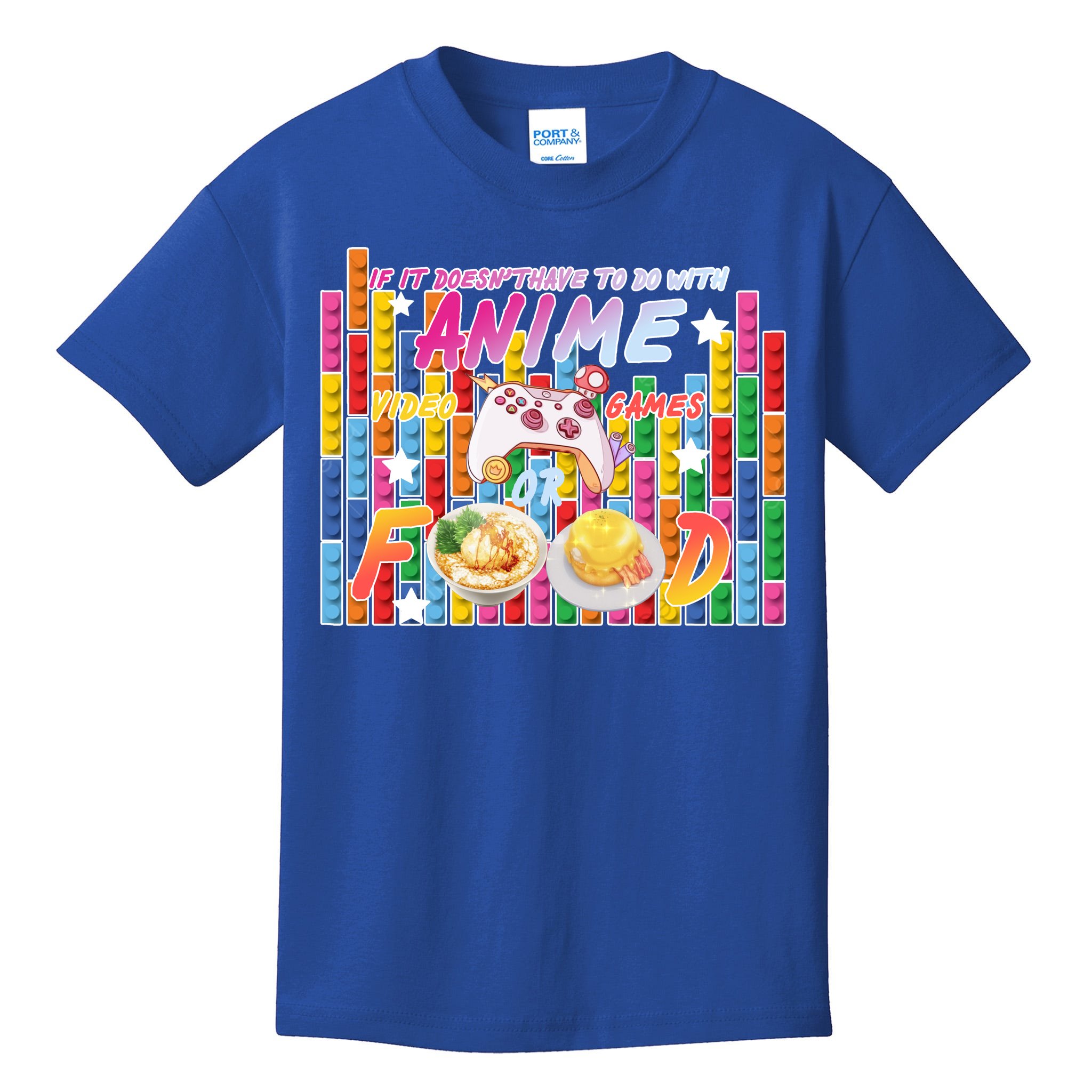 Anime Video Games Food Kids T-Shirt | TeeShirtPalace