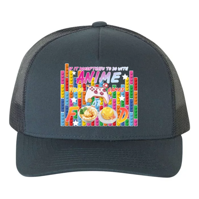 Anime Video Games Food Yupoong Adult 5-Panel Trucker Hat