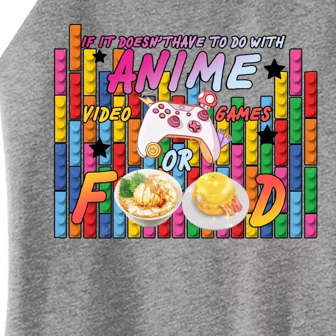 Anime Video Games Food Women’s Perfect Tri Rocker Tank