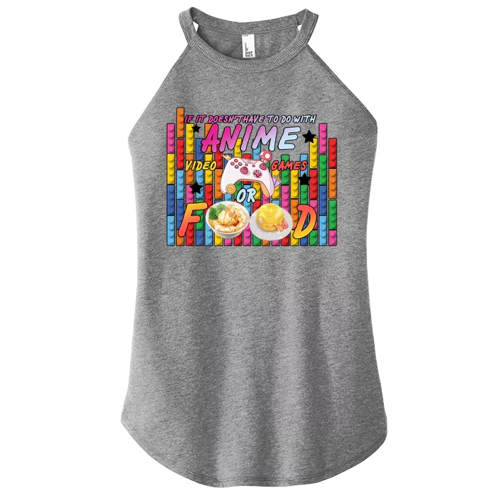 Anime Video Games Food Women’s Perfect Tri Rocker Tank