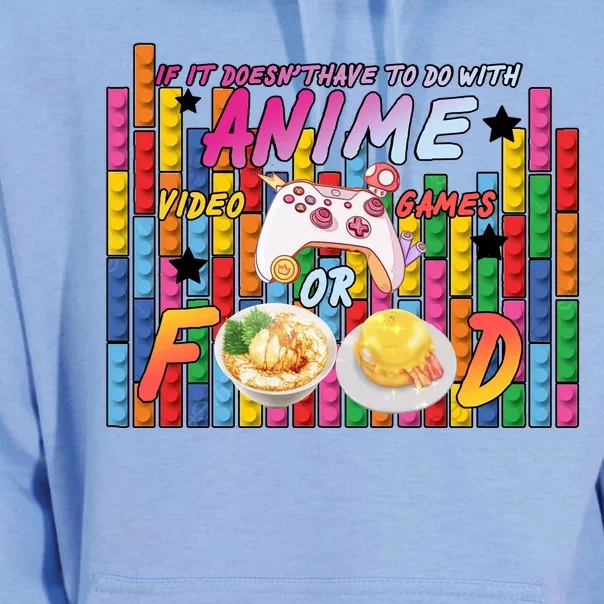 Anime Video Games Food Unisex Surf Hoodie